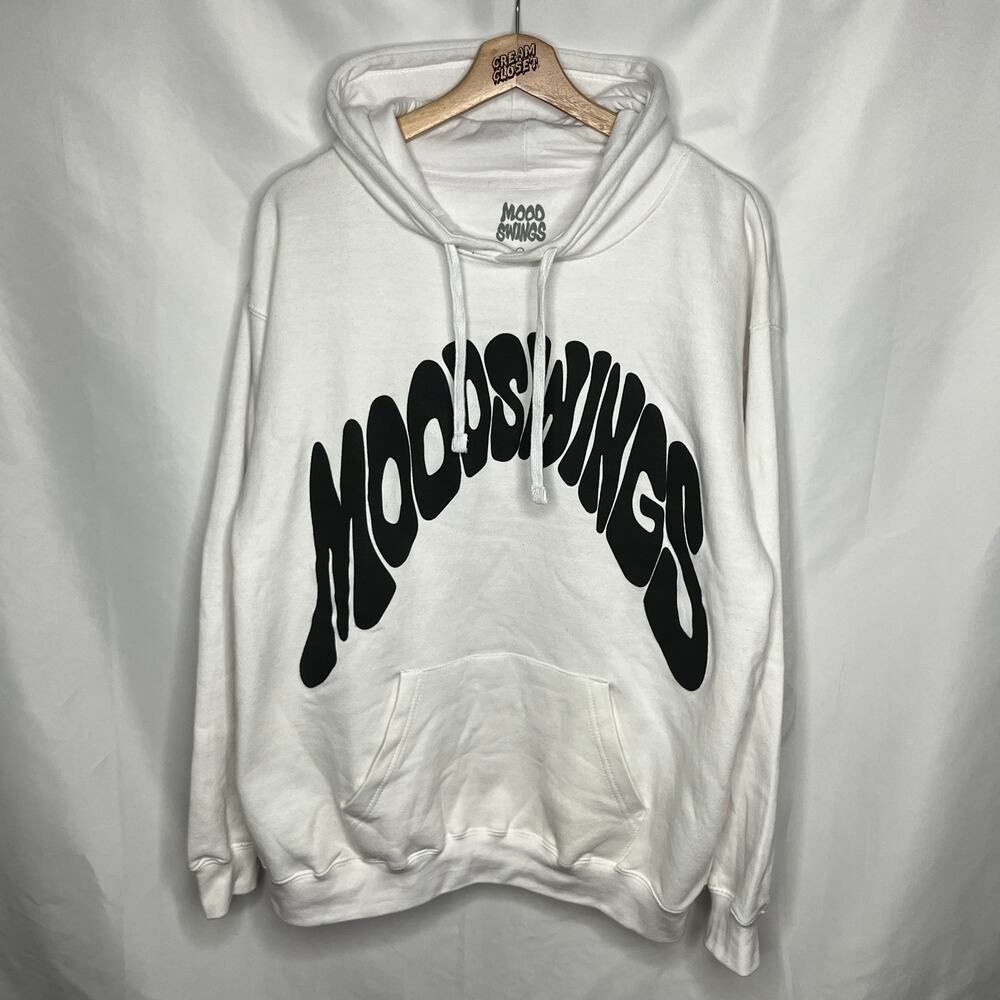 Mood Swings Not in the Mood Swirl Logo Hoodie worn by Cash Bently L
